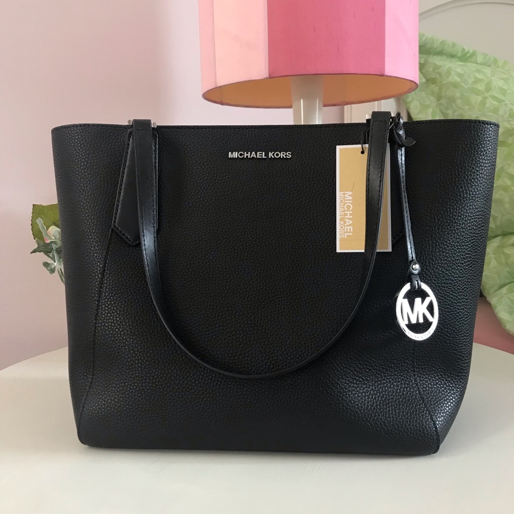 Micheal kors top zip tote bag